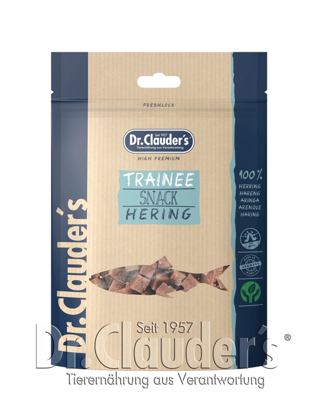 DR. CLAUDER&#39;S TRAINEE SNACK CANE CUBETTI ARINGA 80 GR