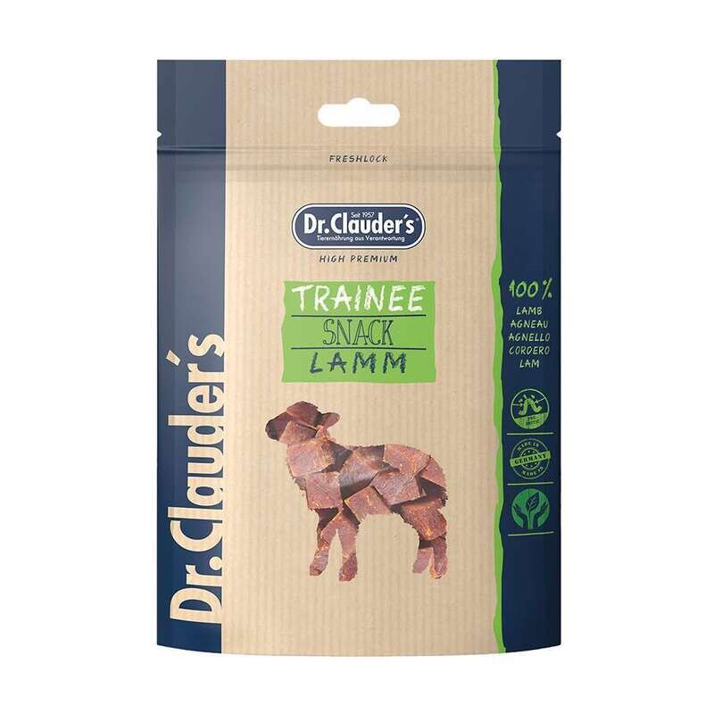 DR. CLAUDER&#39;S TRAINEE SNACK CANE CUBETTI AGNELLO 80 GR