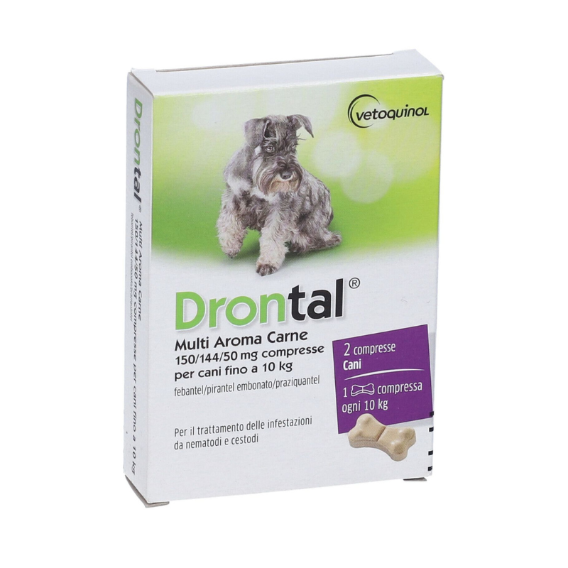 DRONTRAL MULTI AROMA CARNE 2 COMPRESSE
