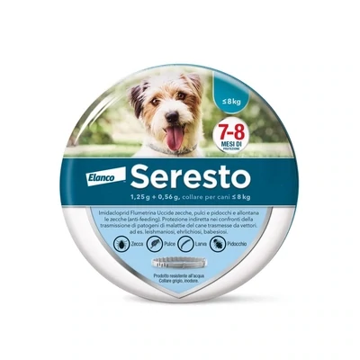 ELANCO SERESTO COLLARE ANTIPARASSITARI CANI PICCOLI FINO A 8 KG