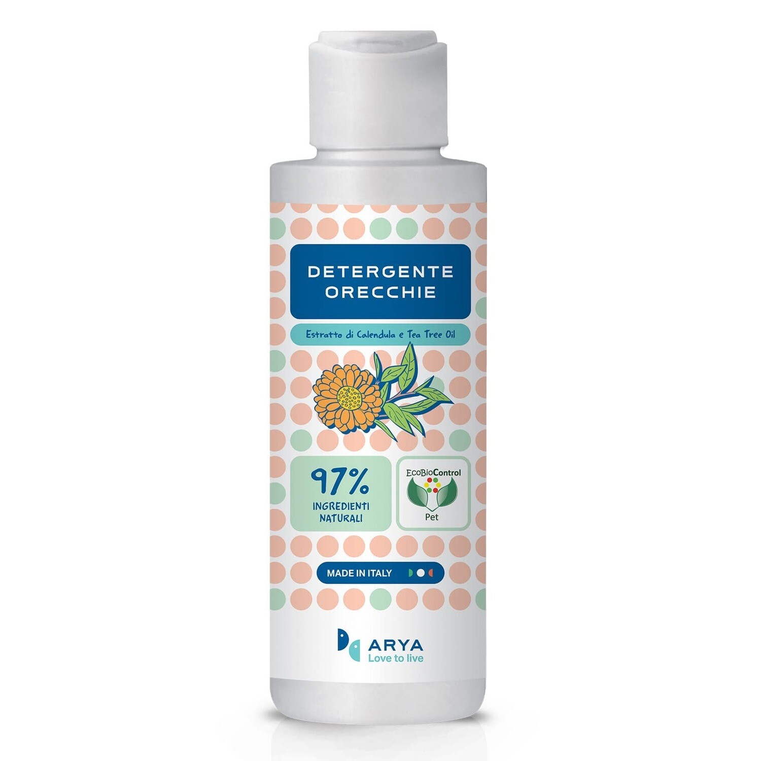 ARYA LOZIONE DETERGENTE ORECCHIE CANE E GATTO 100 ML