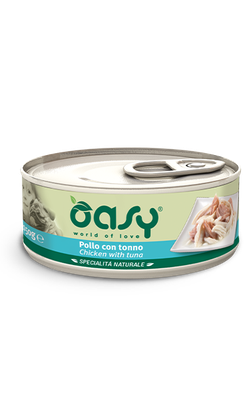 OASY SPECIALITÀ NATURALE UMIDO CANE POLLO CON TONNO 150 GR