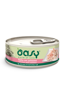 OASY SPECIALITÀ NATURALE UMIDO CANE POLLO CON SALMONE 150 GR