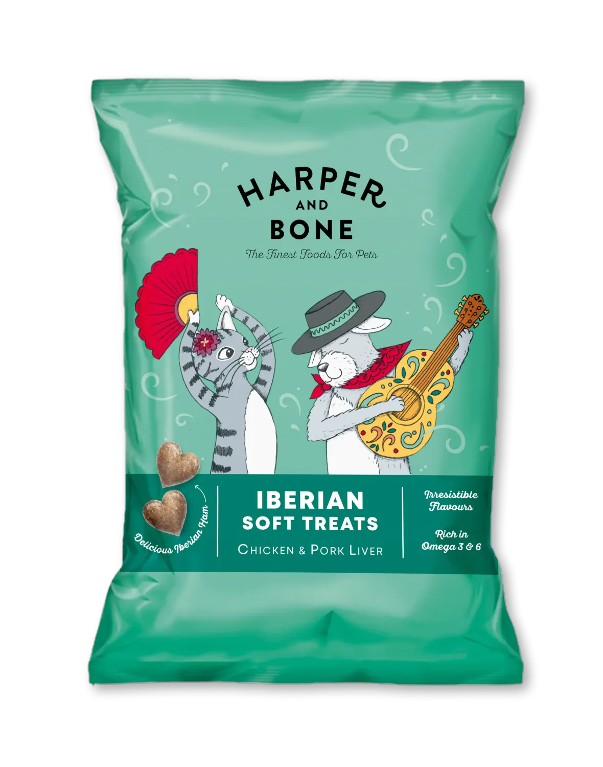 HARPER &amp; BONE SNACK CANE E GATTO POLLO E MAIALE 75 GR
