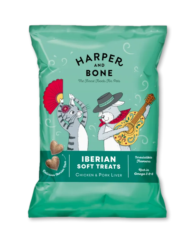 HARPER &amp; BONE SNACK CANE E GATTO POLLO E MAIALE 75 GR