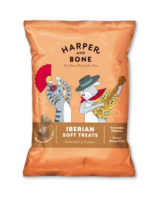 HARPER &amp; BONE SNACK CANE E GATTO POLLO E TACCHINO 75 GR