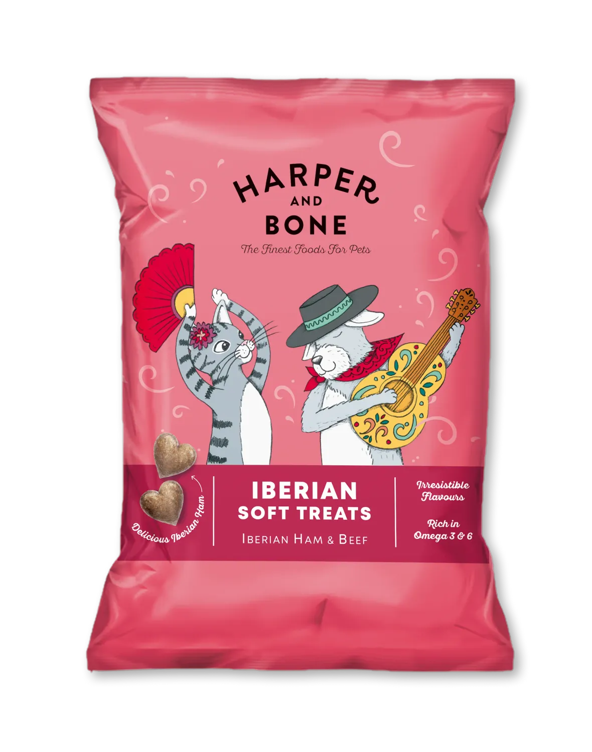 HARPER &amp; BONE SNACK CANE E GATTO MANZO 75 GR