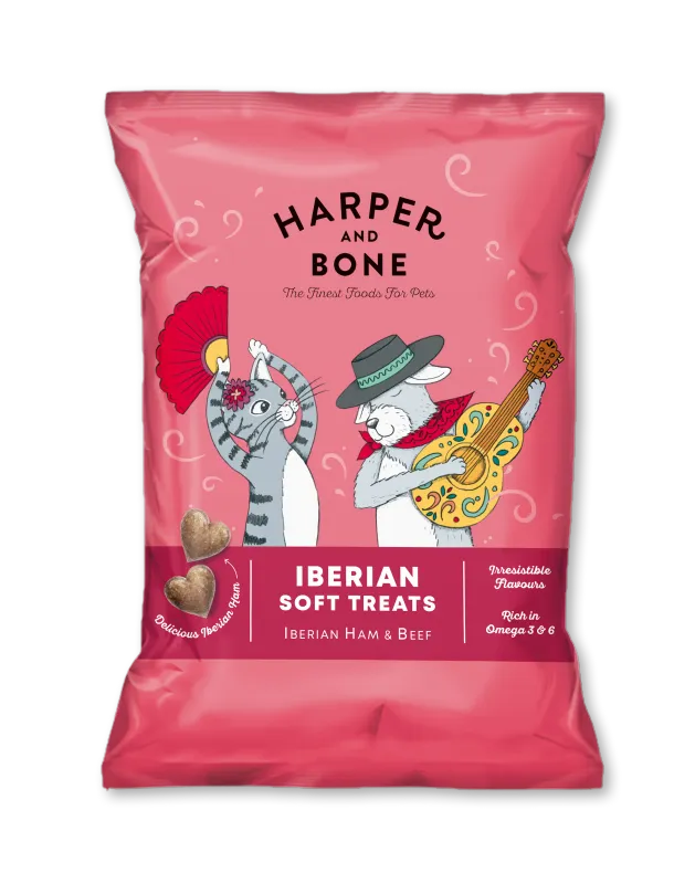 HARPER &amp; BONE SNACK CANE E GATTO MANZO 75 GR