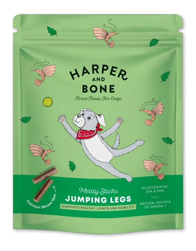 HARPER &amp; BONE SNACK CANE FUNZIONALE JUMPING LEGS 75 GR