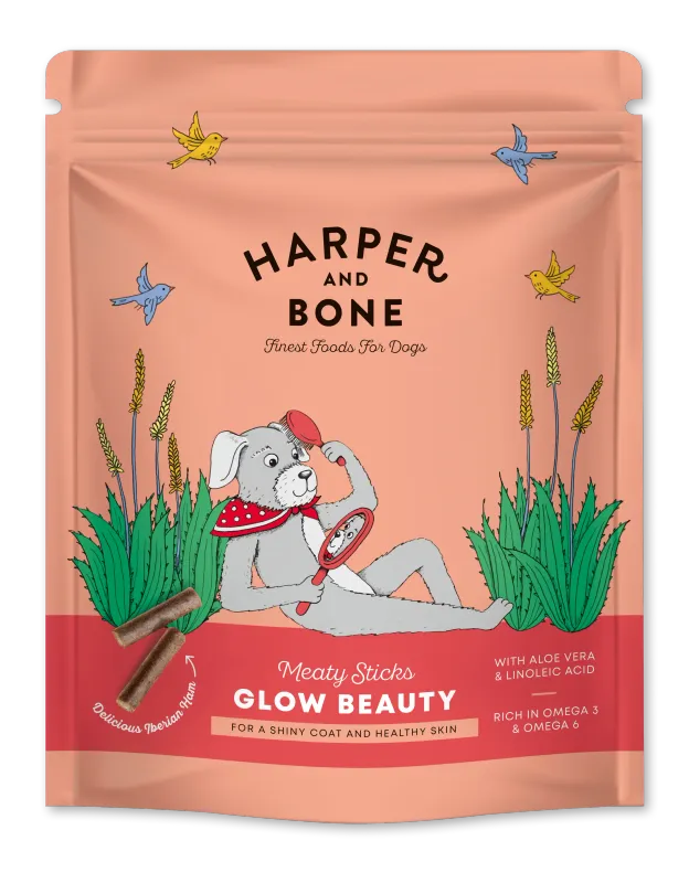 HARPER &amp; BONE SNACK CANE FUNZIONALE GLOW BEAUTY 75 GR