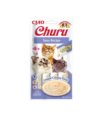 Inaba cat churu snack gatto tonno 14x4 tubi 56 gr