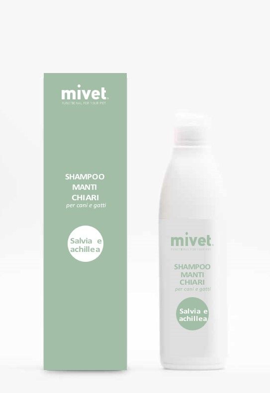 MIVET SHAMPOO CANI E GATTI MANTI CHIARI SALVIA E ACHILLEA 250 ML