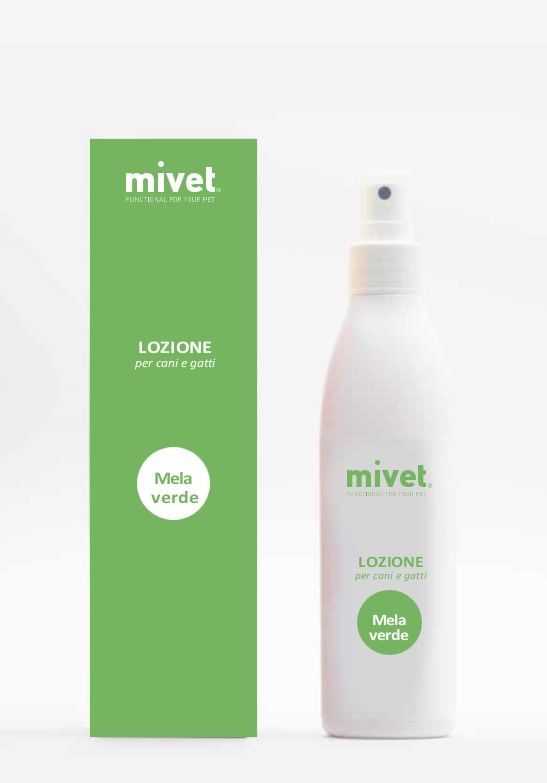 MIVET LOZIONE CANI E GATTI MELA VERDE 250 ML