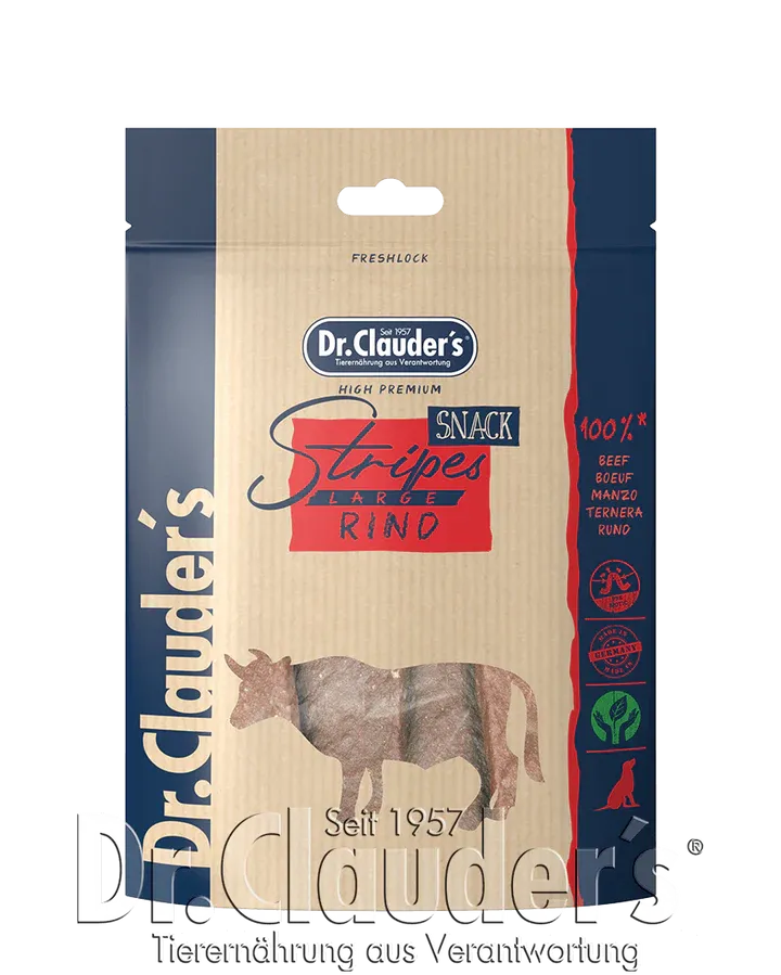 DR. CLAUDER&#39;S TRAINEE SNACK CANE STRISCE MANZO 80 GR