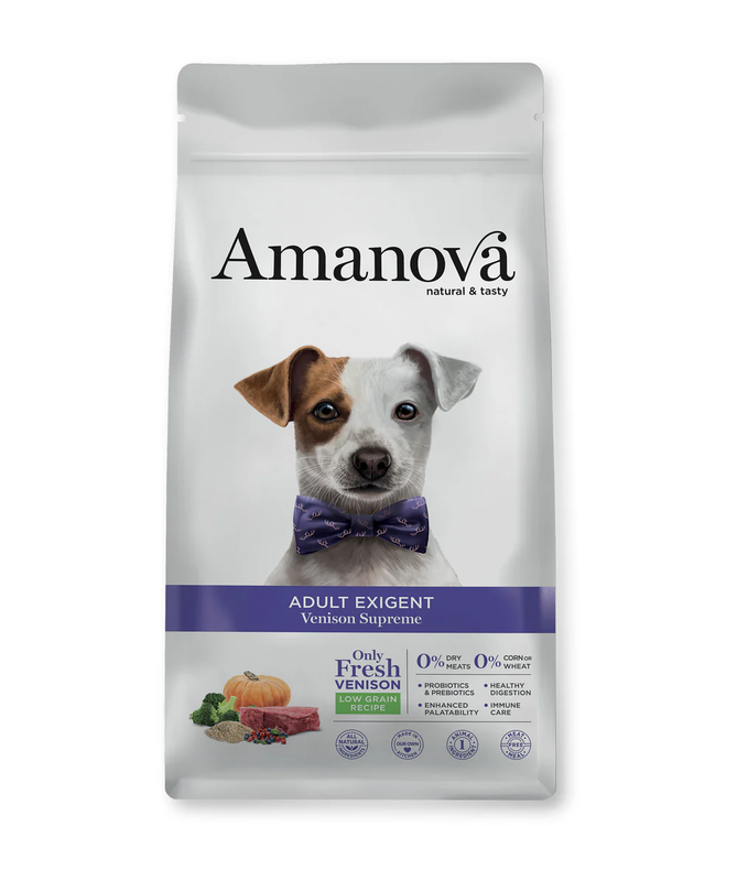 AMANOVA CANE ALL BREED ADULT EXIGENT CERVO 10 KG