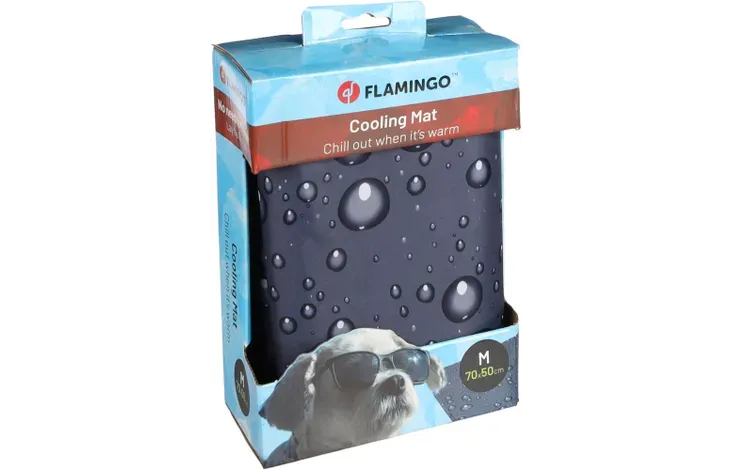 FLAMINGO TAPPETINO REFRIGERANTE DROP GRIGIO M 70x50CM