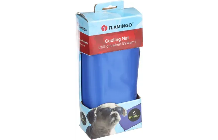 FLAMINGO TAPPETINO REFRIGERANTE DROP AZZURRO L 90x50CM