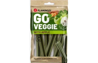 FLAMINGO SNACKS VEGGIE BASTONE CON MELA VERDE 78 GR