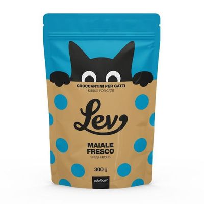 LEV DRY CAT GATTO ADULTO MAIALE FRESCO 300 GR