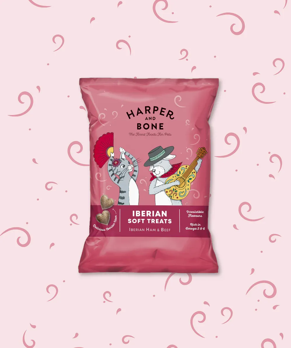 HARPER &amp; BONE SNACK CANE E GATTO MANZO 75 GR