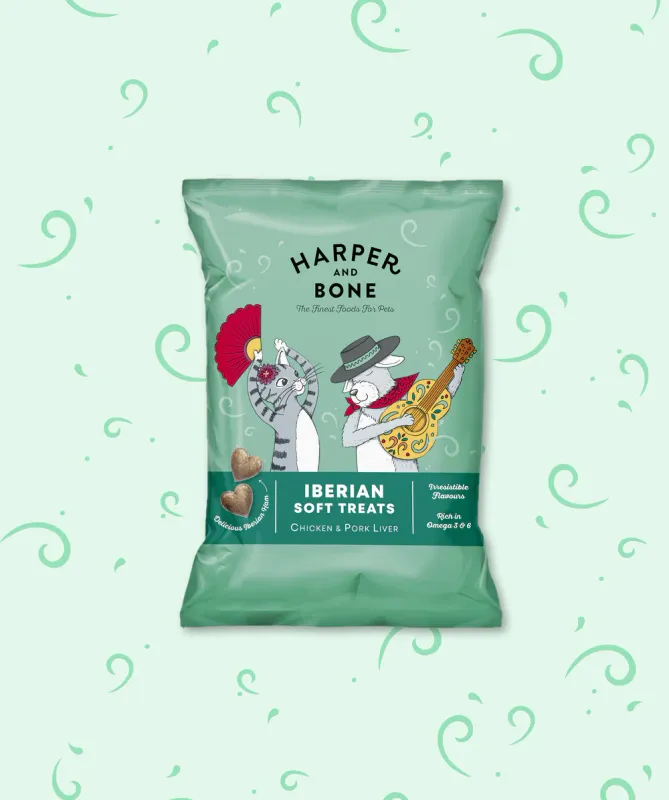 HARPER &amp; BONE SNACK CANE E GATTO POLLO E MAIALE 75 GR