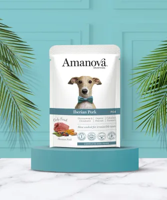 AMANOVA POUCH CIBO UMIDO MAIALE IBERICO 100 GR