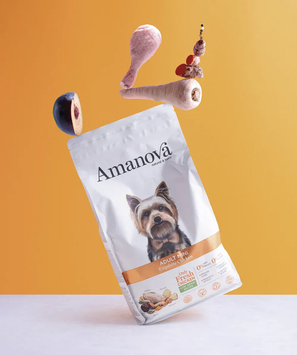 AMANOVA CANE MINI ADULT EXQUISITE POLLO 2 KG