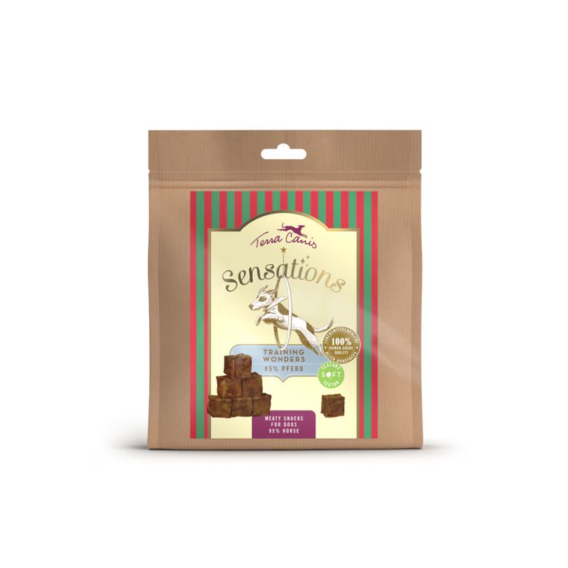 TERRA CANIS SENSATION SNACK TRAINING CAVALLO 90 GR