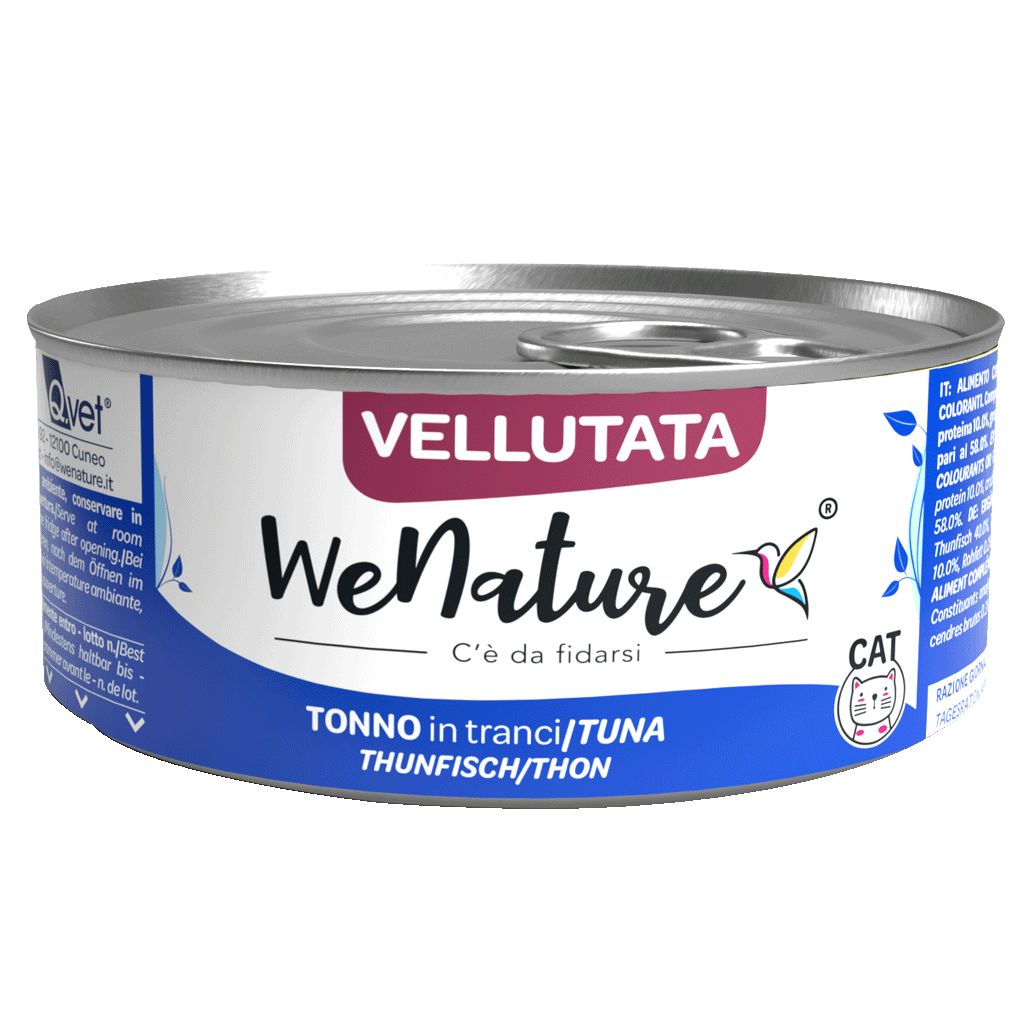 WENATURE UMIDO GATTO VELLUTATA TONNO 70 GR