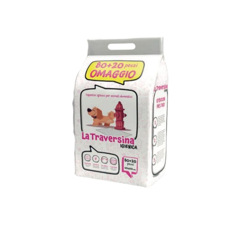 TAPPETINI SUPER ASSORBENTI 60X90 NEUTRI 50 PZ