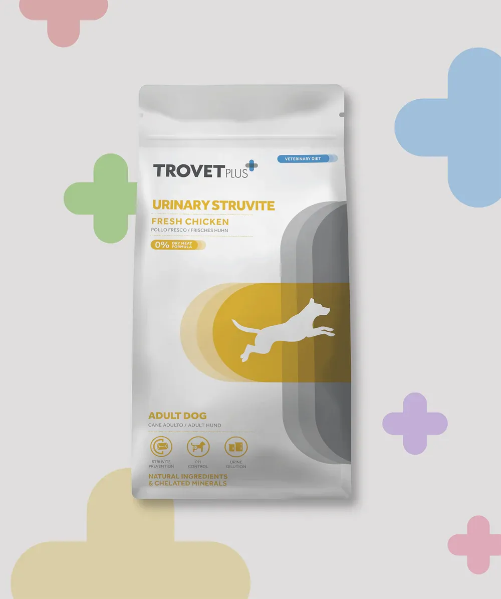 TROVET VET DOG URINARY STRUVITE POLLO 3 KG