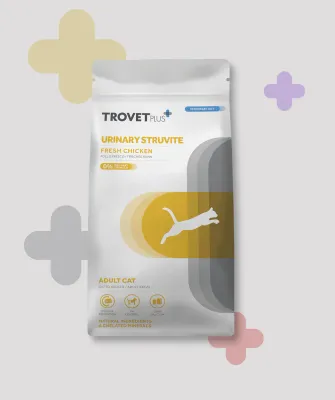 TROVET VET CAT URINARY STRUVITE POLLO 1,2 KG