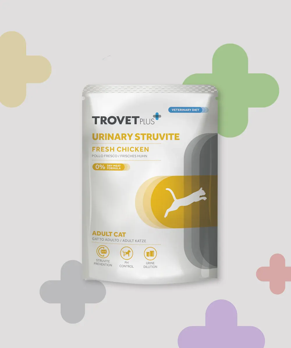 TROVET VET CAT UMIDO URINARY STRUVITE POLLO 85 GR