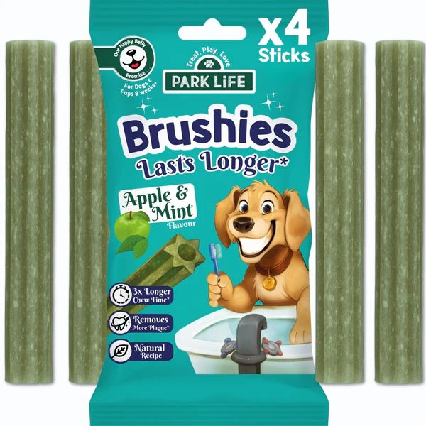 PARK LIFE DOG DENTAL STICK CANE MELA E MENTA 80 GR