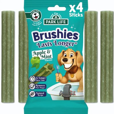 PARK LIFE DOG DENTAL STICK CANE MELA E MENTA 80 GR