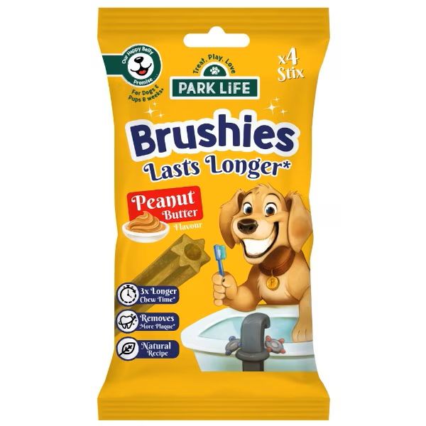 PARK LIFE DOG DENTAL STICK CANE BURRO DI ARACHIDI 80 GR