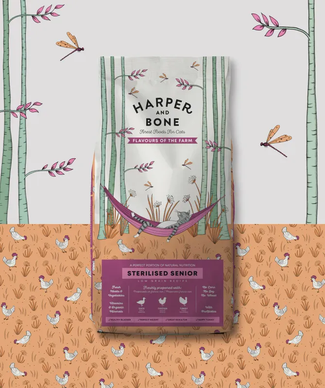 HARPER &amp; BONE GATTO STERILIZZATO SENIOR 2 KG