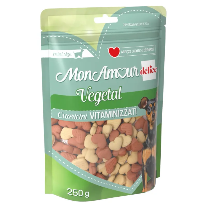 MON AMOUR BISCOTTI VEGETAL CUORICINI VITAMINIZZATI 250GR