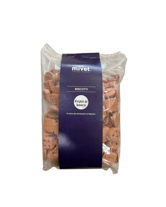 MIVET BISCOTTI FRUTTI DI BOSCO 400 GR