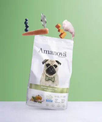 AMANOVA CANE   PUPPY DIGESTIVE CONIGLIO 2 KG