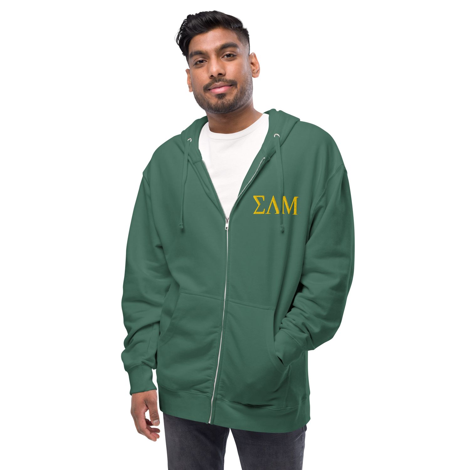 "Sigma Lambda Mu" Greek Letter fleece zip