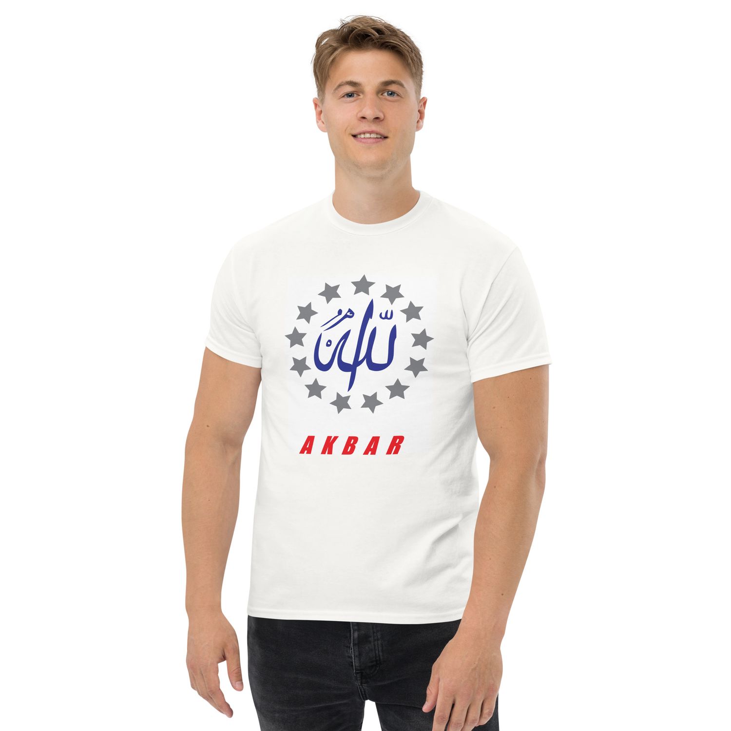 AKBAR Full Logo Essential White T-shirt