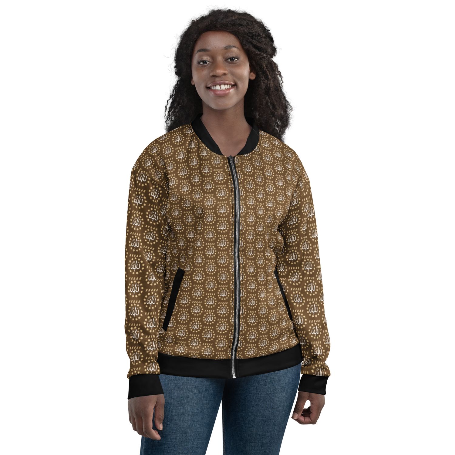 AKBAR Premium Monogram zip