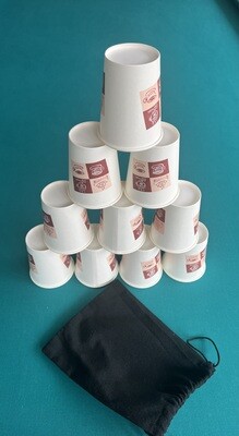 Coffee Cup Chop Cups bundle (10x)