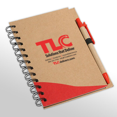 100% Recycled Spiral-Bound Lined Notebook