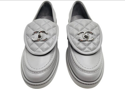 Chanel Quilted Tab Loafers