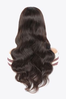 20&quot; 13x4 Lace Front Wigs Body Wave Human Virgin Hair Natural Color 150% Density