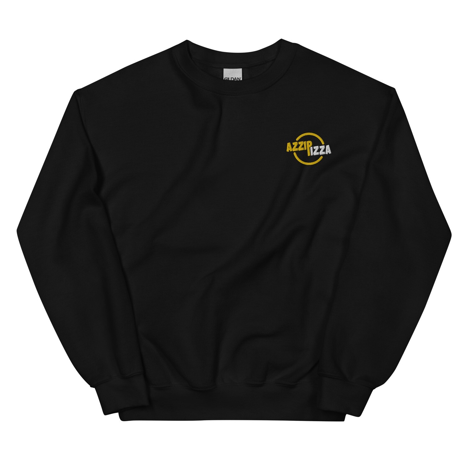 Unisex Gildan Azzip Sweatshirt, Color: Black, Size: S