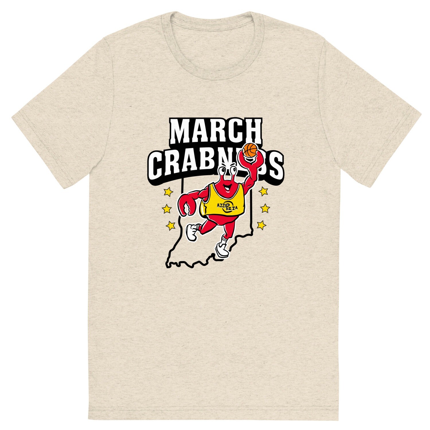 Store | Azzip Pizza - March Crabness Tri-Blend T : Azzip Pizza