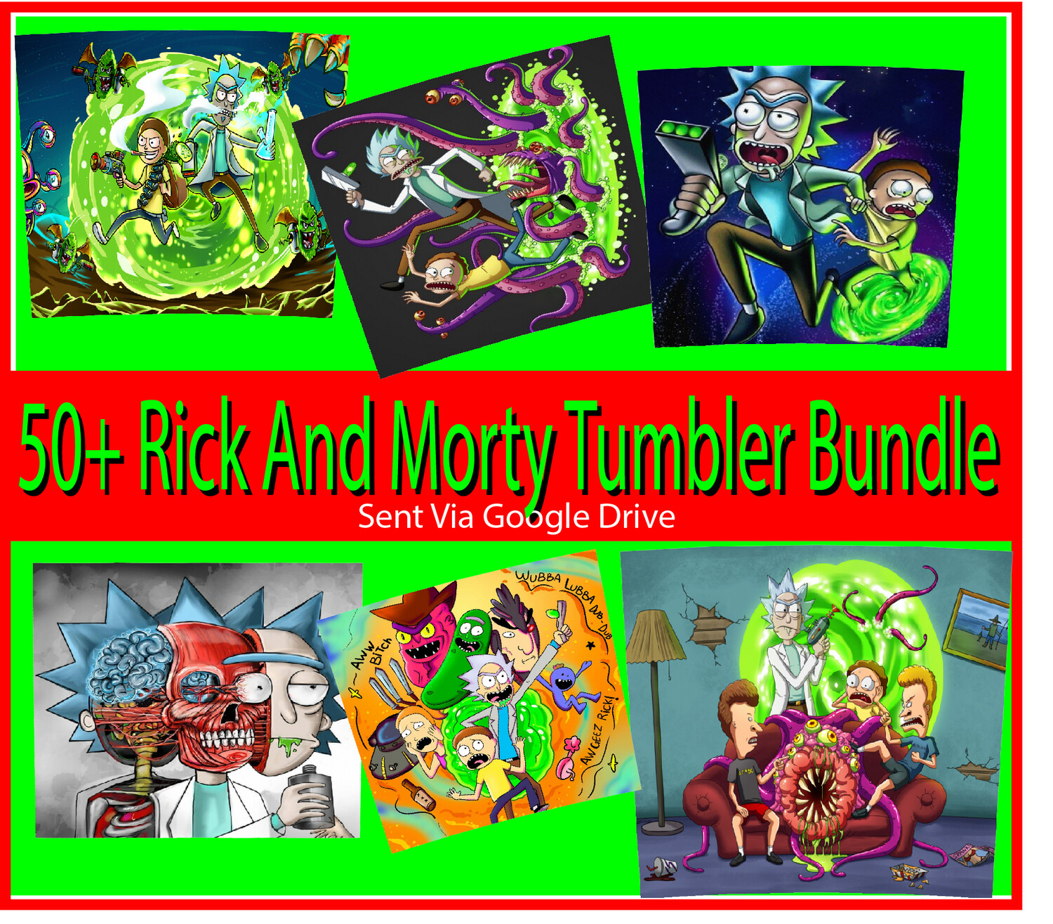 Rick And Morty  Tumbler Bundle package